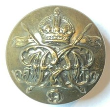 WW1 9th Royal Lancers Button