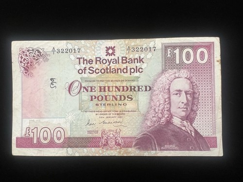 100 banknote royal bank of - bank,
