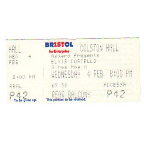 Elvis costello bristol - elvis,