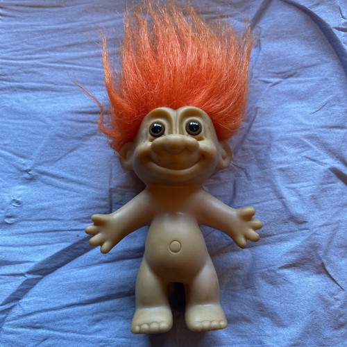 Vintage russ troll with orange - troll,
