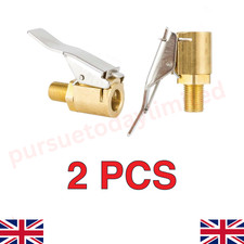 2X Tyre Valve Air Chuck