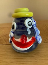 vintage murano glass clown