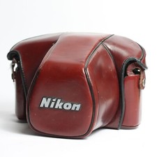 Nikon CF-20 Burgundy Leather Case for Nikon F3