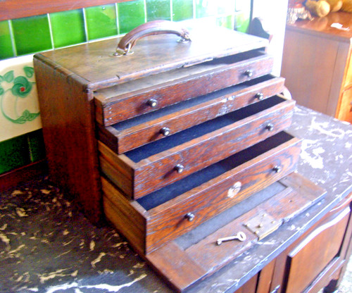 Engineers wooden tool - engineers, cabinet