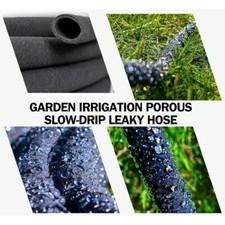 Soaker Hose Porous Pipe Automatic Drip Leaky Watering System Irrigation 15-30M