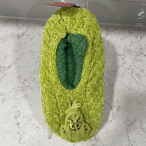 Grinch slipper socks - grinch,