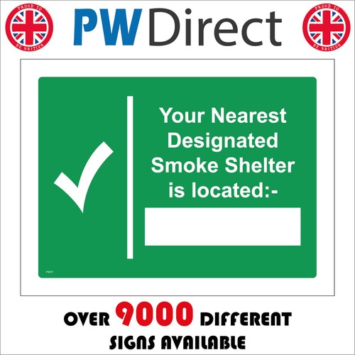 Sign nearest designated - sign,