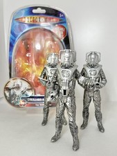 Doctor Who Silver Nemesis Custom 3 x Cybermen 1:13 5.5” Figure Bundle 2010