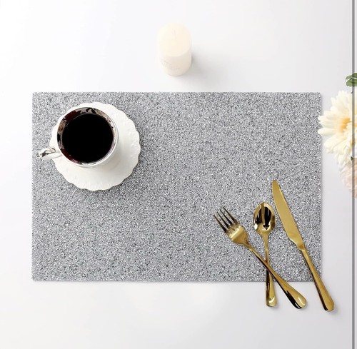Placemat silver heat resistant - placemat,