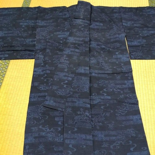 Boro used japanese cloth aged - boro,