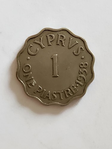 1938 cyprus piastres coin - 1938,