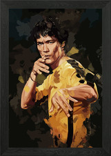 Bruce Lee Framed Wall Art