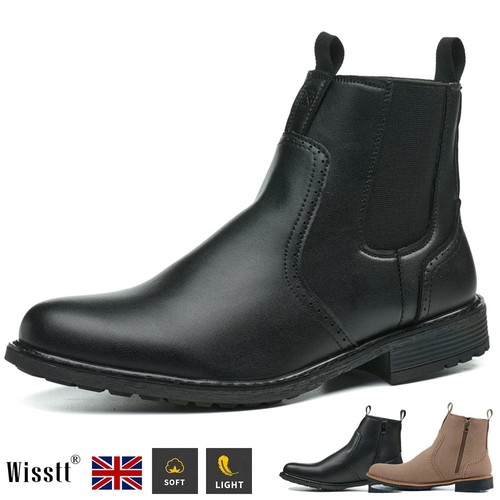 Mens chelsea leather - mens,