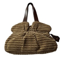 Vintage Patch NYC Ross & Carney Carpet Bag - 70s Bohemian Tapestry Handbag