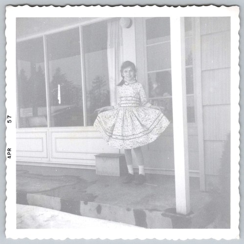 Vtg snapshot young girl - snapshot,