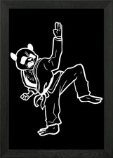 Panda bear karate martial - panda,