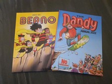 Beano and dandy annuals - and,