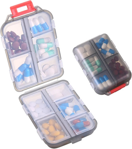 Travel pill organizer - pill, organizer,10