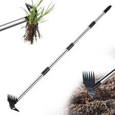 2 in 1 Hand Weeder Rake and