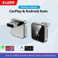 Wireless Carplay Android Auto Adapter USB Car Dongle Connect Box 2 in 1 Mini Box