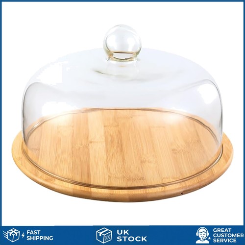 Transparent glass cake - glass, stand