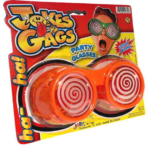 Orange ray hypno glasses - x,