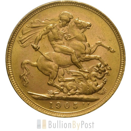 1905 gold sovereign king - -,