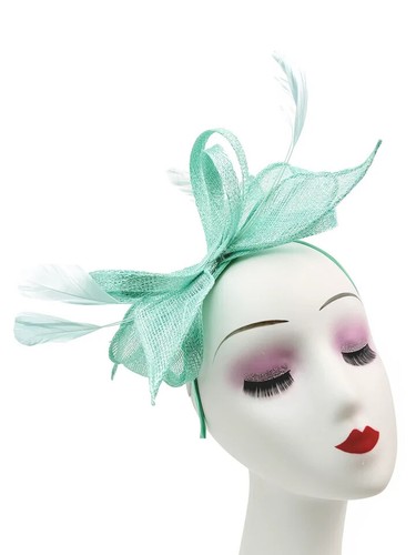 Women sinamay curls - sinamay, bow