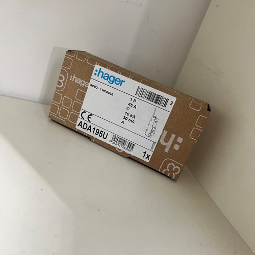 Hager ada195u 45a single pole - 45a,