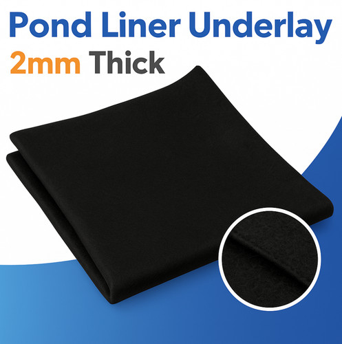 Pond liner underlay - pond,
