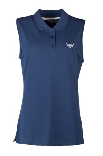 Ladies sleeveless polo shirt - sleeveless,