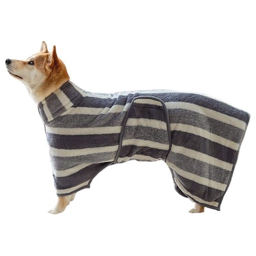 Dog bathrobe pet drying - pet, coat