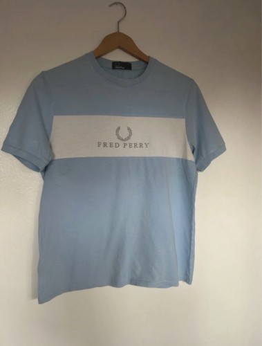 Baby blue fred perry - blue, with