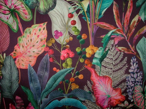 Purple tropical palms - purple, plants