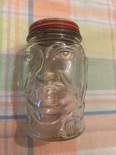 Vintage jolly joe glass bank - vintage,