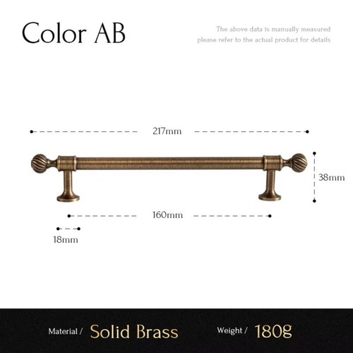 Antique brass cabinet handles - antique,