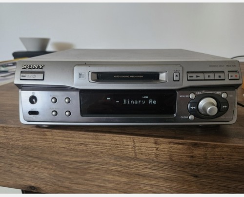 Sony minidisc deck mds 541 - deck,