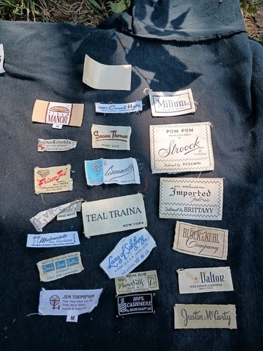 Vintage clothing labels - vintage,