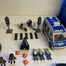 Playmobil police van - van, car