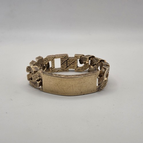 9ct yellow gold curb - gold,