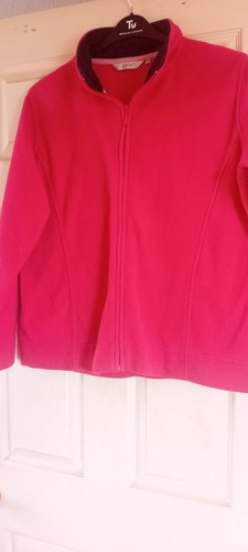 Ladies pink fleece - pink,