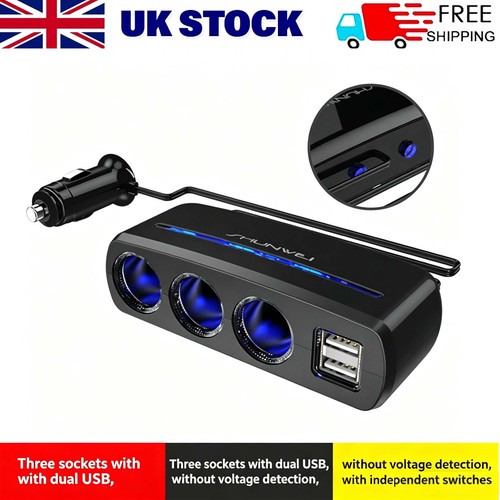 12v way car cigarette - car,