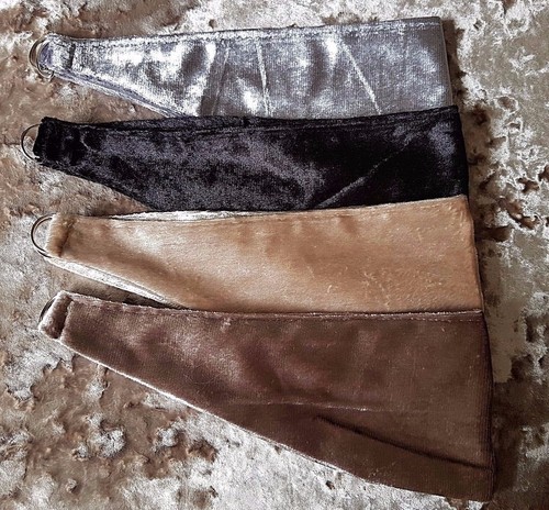 Tie backs crushed - tie, velvet