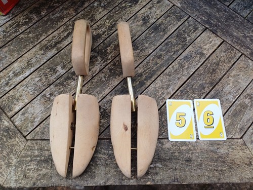 Wooden shoe trees vintage - wooden,