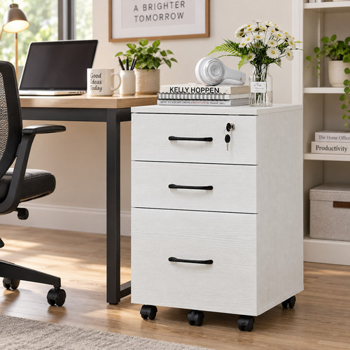 Filing cabinet white drawer - filing,