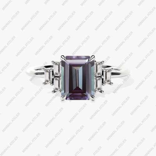 Emerald cut gemstone - cut,