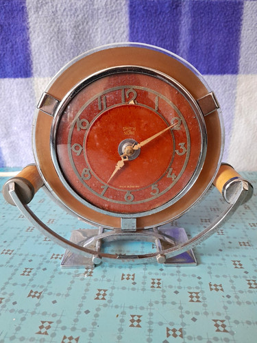 Stunning deco mantle clock - deco,