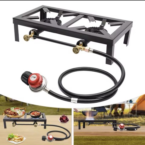 New portable double burner - new,