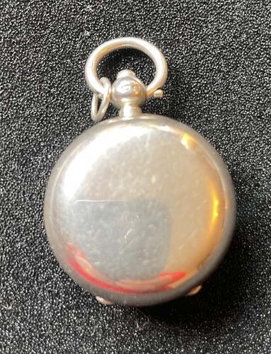 Solid silver sovereign case - silver,