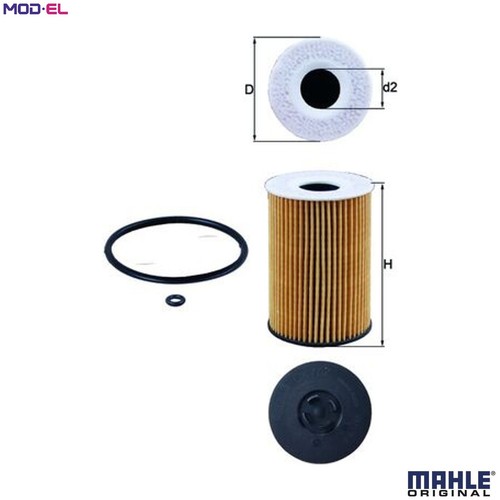 Oil filter 787d - ox, for